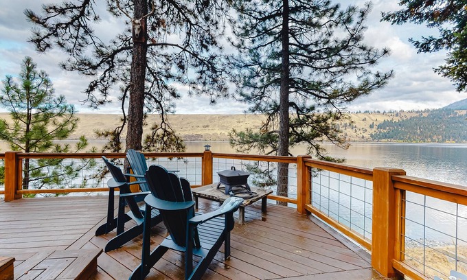 Joseph Casa | Waterfront Home on Wallowa Lake with private sauna, dock & amazing view