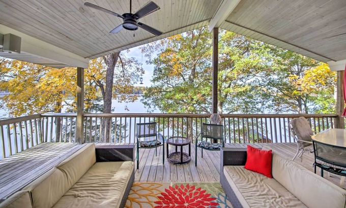 Monticello Casa | Waterfront Home w/ Deck: Enjoy Peace & Relaxation!