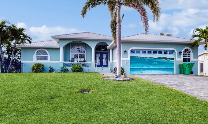 Charlotte Park Casa | Waterfront home with saltwater pool, firepit, boat access, and dock