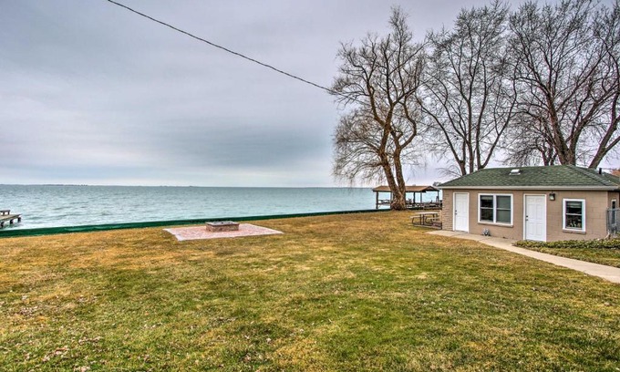 Anchorville Casa | Waterfront Home with Shared Dock on Lake St Clair!