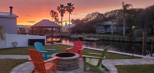 Butler Beach Casa | Waterfront home with private dock, walk to beach