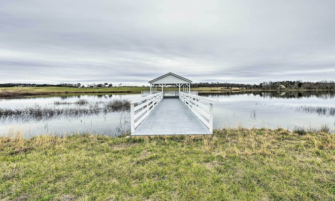 Louisburg Cabaña | Waterfront House w/ Patio & Fire Pit!