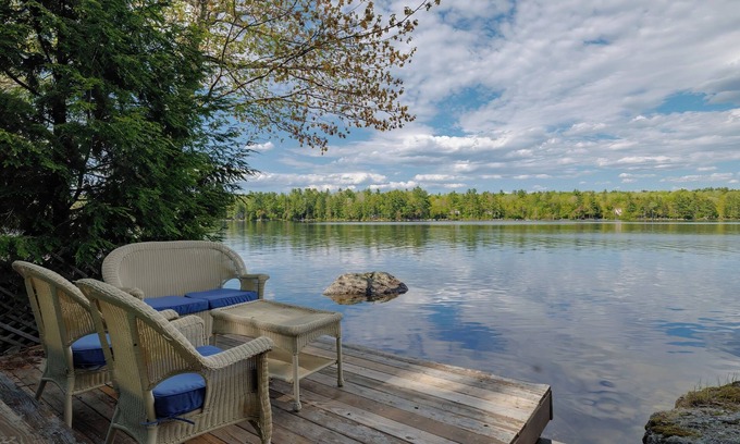 Otis Casa | Waterfront in the Maine Woods - King beds, A/C, 30 miles to Acadia & Bar Harbor.