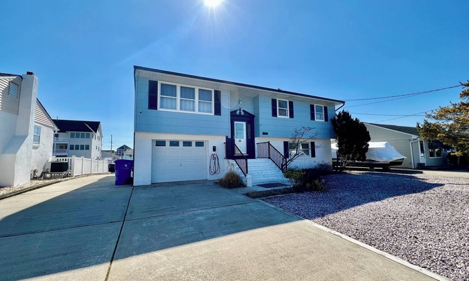 Ortley Beach Casa | Waterfront Lagoon Home with Private Dock and Ramp