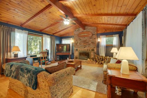 North Hero Casa | Waterfront Lake Champlain Home with Spacious Deck!