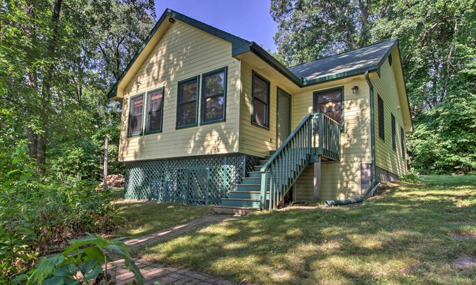 Cass Lake Cabina | Waterfront Leech Lake Cabin w/ Dock, Fire Pit