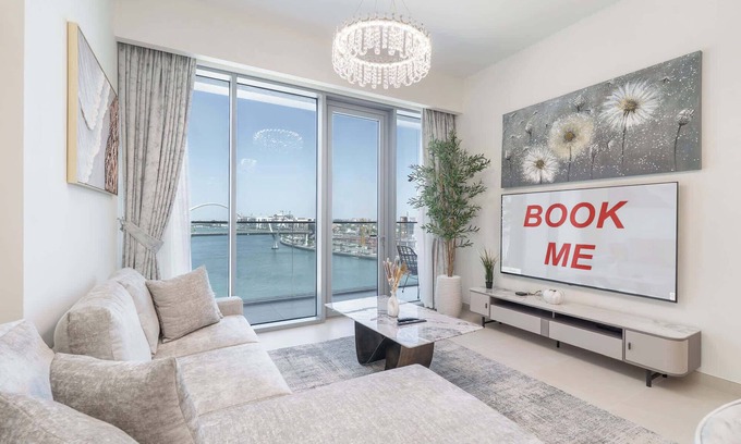 Al Safa Apartamento | Waterfront Living with a Spacious Layout Sleeps 5