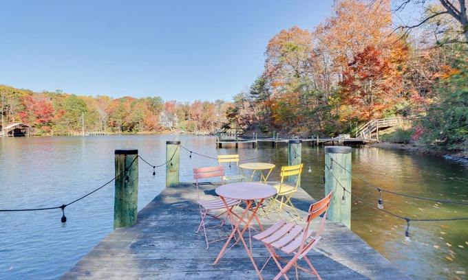 Chesapeake Ranch Estates-Drum Point Casa | Waterfront Lusby Retreat w/ Deep-Water Dock & Slip