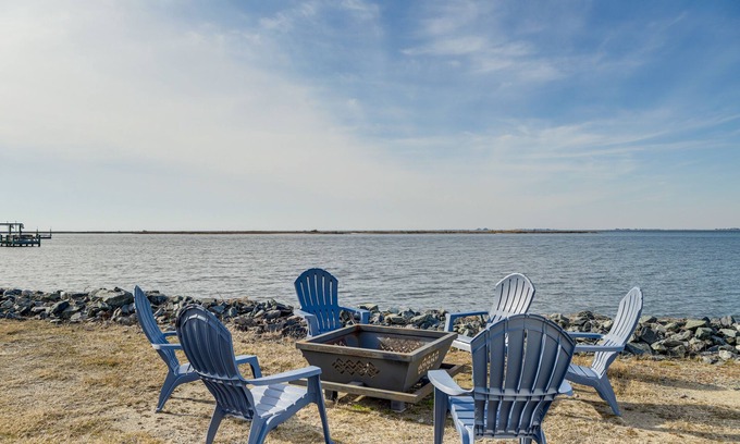 Upper Fairmount Casa | Waterfront Marion Station Retreat w/ Private Dock!