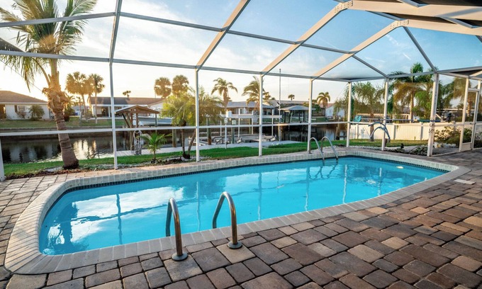 Bal Harbour Casa | Simply Blessed: Chic Waterfront Home w/ Pool/Spa + Lanai Bar