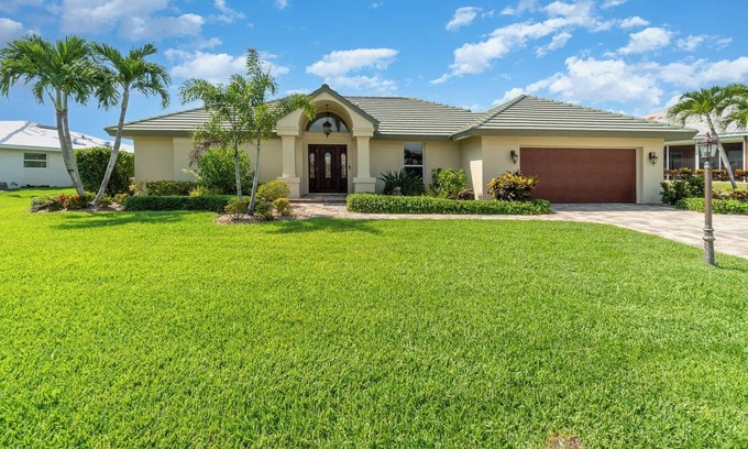 Shell Point Casa | Waterfront Paradise in Palm Acres: Heated Pool, Spa, Spectacular Views