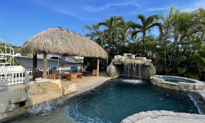 Marathon Casa | Waterfront Pool home con acceso rápido al golfo