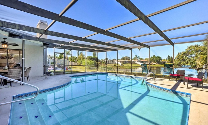 Regency Park Casa | Waterfront Port Richey House w/ Heated Pool!