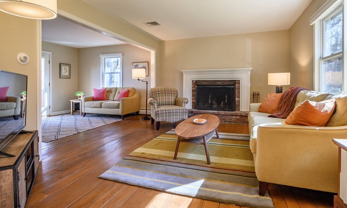 Goshen Casa | Waterfront renovated country house with deck, close to hiking, skiing