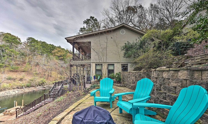 Jones Mills Casa | Waterfront Sanctuary w/ Boat Dock & Fire Pit!