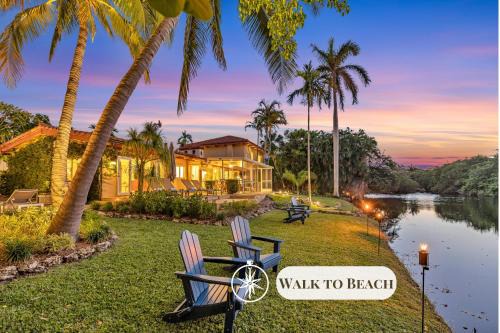 Birch Park Finger Streets Casa | Waterfront Steps to Beach Heated Pool Casablanca Key Residence