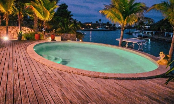 Playa Villa | Waterfront stunning Villa with 2 bedrooms, private pool and boat berth.