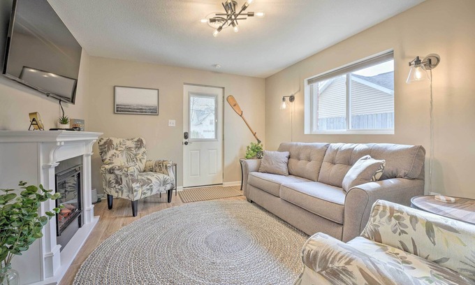 Syracuse Cabaña | Waterfront Syracuse Home w/ Patio & Fire Pit!
