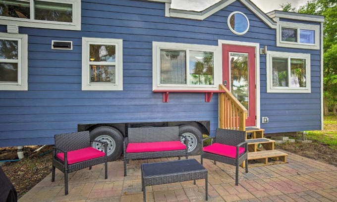 Daufuskie Island Casa | Waterfront Tiny House with Private Dock and Patio!