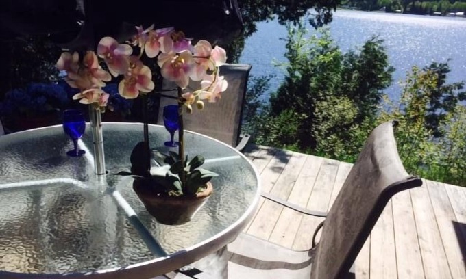 Lyndon Center Cabaña | Romantic Cottage-Perros 'Waters Edge' dio la bienvenida