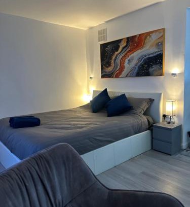 Watford Apartamento | Watford Junction, King Size Bed