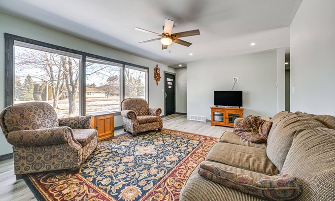 Rib Mountain Casa | Wausau Home w/ Yard: 1 Mi to Granite Peak Ski Area