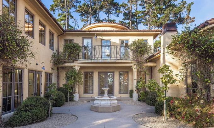 Pebble Beach Casa | Wave House, New, Mediterranean 5-bedroom, 5 bath stunning home by the Lodge
