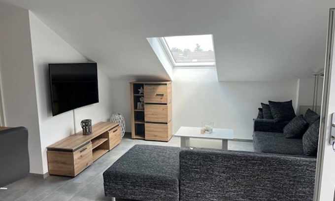 Simmerath Apartamento | "Weiher Lounge" vacation apartment in the tranquil village of Huppenbroich