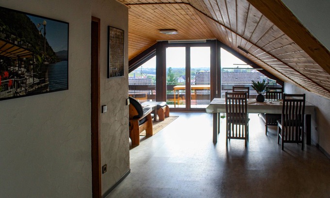 Oberotterbach Apartamento | Weitblick - apartamento de vacaciones / sobre los tejados de Oberotterbach