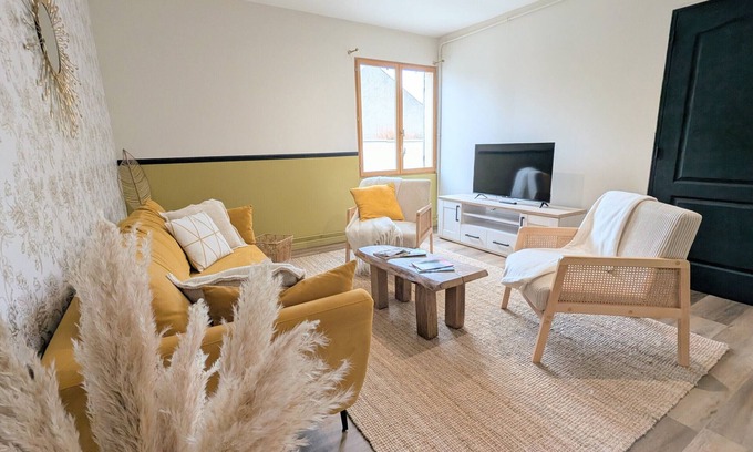 Ardentes Cabaña | Casa acogedora en el corazón de Berry, ideal para una escapada