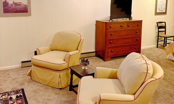 Charlottesville Apartamento | Welcoming studio with wood burning fireplace, in charming Charlottesville