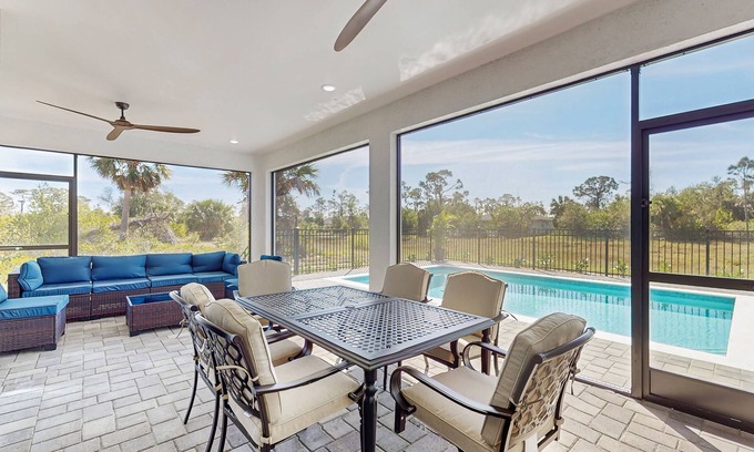 Rotonda Lakes Casa | Well appointed new home with private pool, large yard, W/D & dog friendly