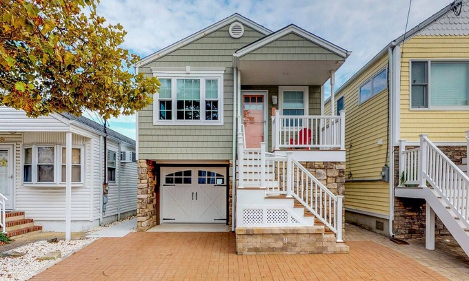 Seaside Heights Casa | Escapada junto al mar! Perfecto para familias / parejas. A 2 cuadras de la playa!