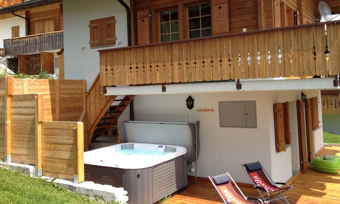 Wiler Chalet De Esquí | Casa de montaña (madera / piedra) - Lauchernalp