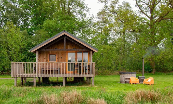 Ruinerwold Casa | Lodge Wellness con Hot Tub en Prados Holandeses