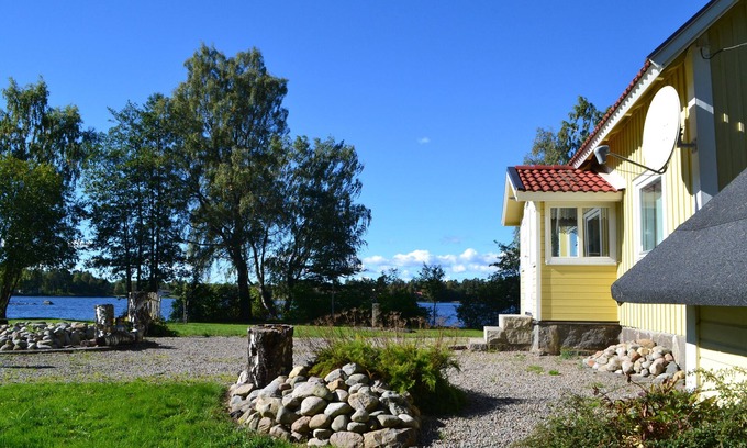 Ryd Casa | Ubicación de Cisjordania directamente en el lago con terraza, sauna y bote