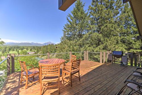 West Glacier Casa | West Glacier Home with Majestic Mountain Views!