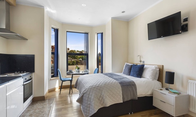 West Bridgford Apartamento | Apartamento-Baño privado con ducha