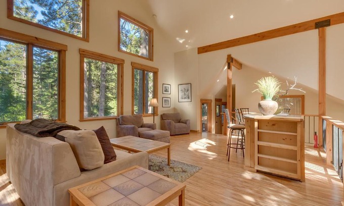 Pineland Casa | West Pine Cabin on the West Shore by Tahoe Getaways - 2 BR w 2 Bonus Rooms, Hot Tub, Pool Table & Pet Friendly