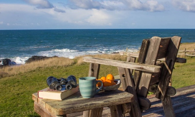 Mendocino Casa | Whale Watch House: Frente al mar / Cerca de Mendo Village / un retiro privado