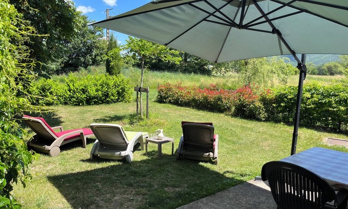 Monieux Cabaña | Casa rural a los pies del Mont Ventoux, acceso para discapacitados, entre Sault y Monieux