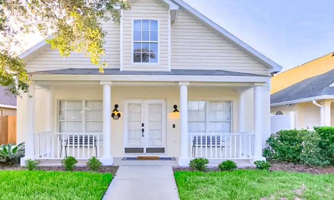 Bridgewater Crossing Casa | Whimsical sunlit retreat with private pool, patio, & game room - close to parks