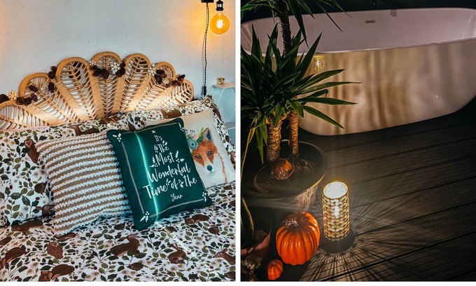 Mabe Cabina | Whimsical Wagon with Huge Outdoor Bathtub