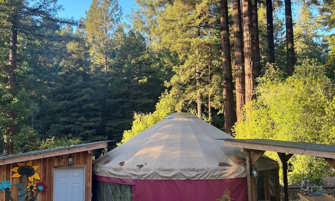 Guerneville Cabina | Whimsical Wilderness: Wonderful Yurt Stay