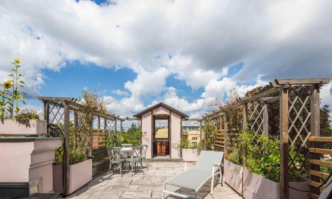 Hietzing Apartamento | Whirlpool , Dachterrasse , Wienblick , zwei Etagen
