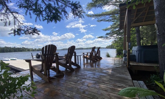 West Nipissing Chalet De Esquí | Whispering Pines @ Paradise Cove - Lake Nipissing