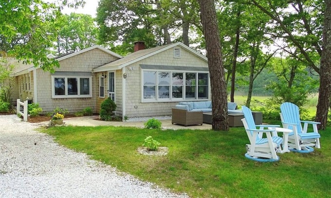 West Dennis Casa | Whispering Waters: 005-D Waterfront, Private Beach, Kayaks, SUPs
