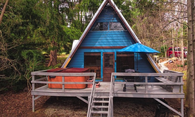 Rockbridge Cabina | Whispering Waters A-frame (Hocking Hills Area)