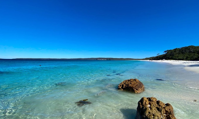 Hyams Beach Casa | White Lodge at Hyams Beach - casa grande y hermosa con vistas a la bahía