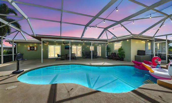 Port Saint Lucie Casa | White Sands Escape – Heated Pool & Fire Pit